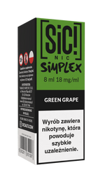 Liquid SIC! NIC 8ml - Green Grape Ice 18mg