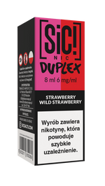 Liquid SIC! NIC 8ml - Strawberry Wild Strawberry 6mg