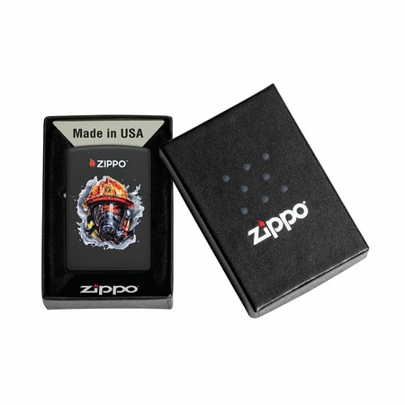 ZIPPO - Firefighter Black Matte