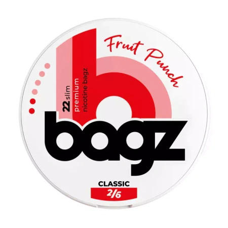 Nikotinbeutel BAGZ Fruit Punch 2/6 CLASSIC