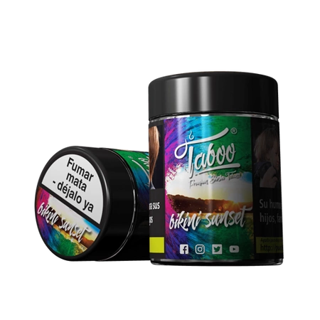 Shisha Tobacco TABOO Bikini Sunset 50g (Bubble gum, Melon) 