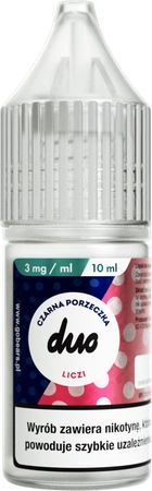 Liquid DUO 10ml - Czarna Porzeczka Liczi 3mg