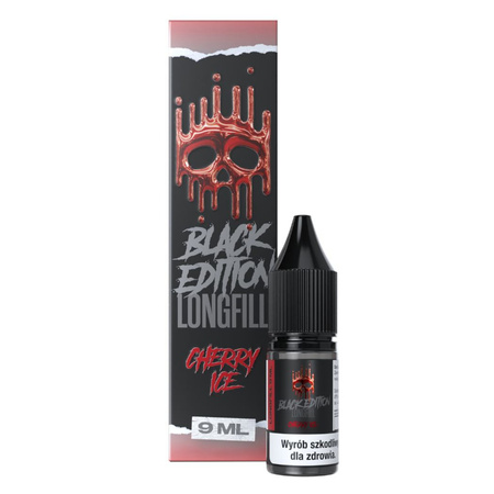 Longfill Dark Line Black Edition 9ml - CHERRY ICE