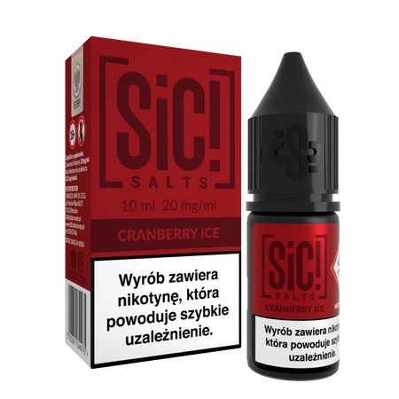 E-liquid SIC! Salt 10ml - Cranberry Ice 20mg