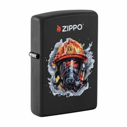 ZIPPO - Firefighter Black Matte
