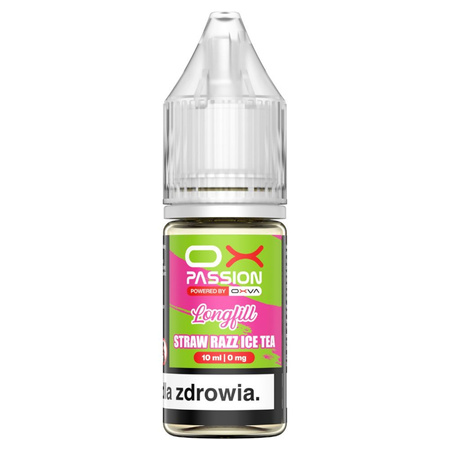 Longfill OX Passion 10ml - Strawberry Razz Ice Tea