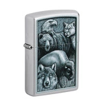 ZIPPO - Fierce Animals Chrome