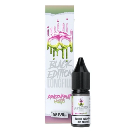 Longfill Dark Line Black Edition 9ml - DRAGONFRUIT MOJITO