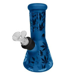 Bongopfeife High Fly (SI) - Blue Leaves (w.20cm)