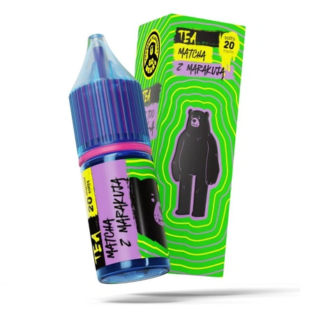 E-Liquid GO BEARS Tea SS+ 10ml - Matcha with Passion Fruit 20mg
