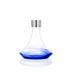 Wasserpfeife Aladin MVP 360 Silber Transparent Blau
