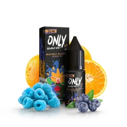 Liquid Only Double Salt 10ml - Blue Razz Blueberry Orange Ice 20mg