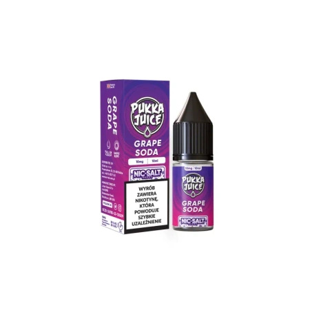 Liquid Pukka Juice Salt 10ml - Grape Soda 10mg