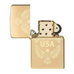 ZIPPO - Usa Design Brass High Polished