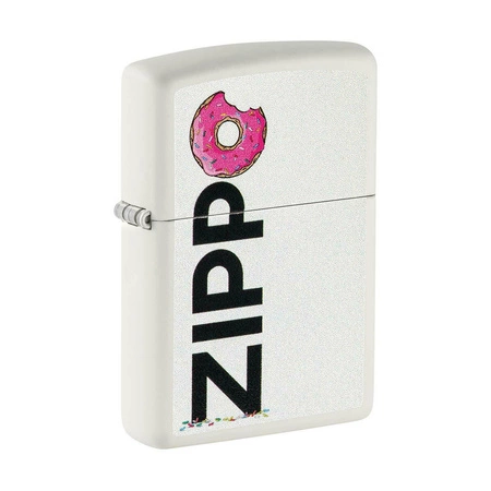 ZIPPO - Pink Donut White Matte