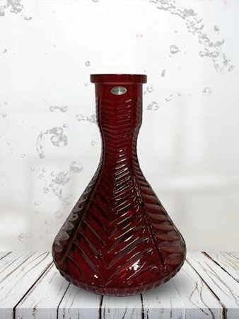 Vase VG Tree Crystal red