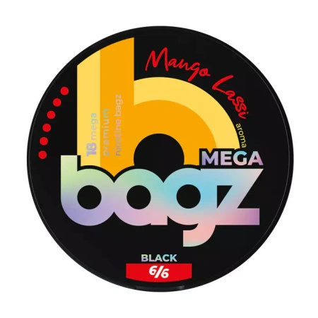 Nikotinbeutel BAGZ Mango Lassi 6/6 BLACK MEGA
