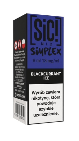 Liquid SIC! NIC 8ml - Blackcurrant Ice 18mg