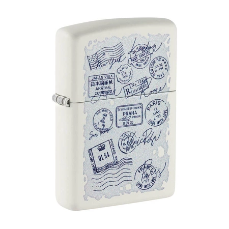 ZIPPO - Stamps Design White Matte