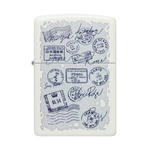 ZIPPO - Stamps Design White Matte