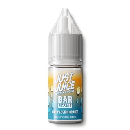 E-liquid Just Juice BAR Salt 10ml - Kiwi Passion Orange 20mg