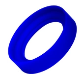 Silicone distance ring KS Ringo Blue