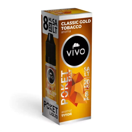Liquid VIVO Poket 8ml - Classic Gold Tobacco 20mg