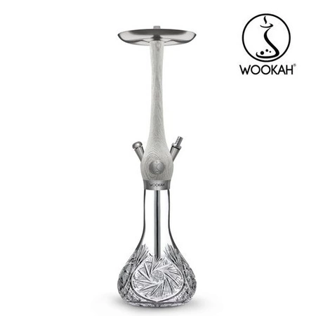 Waterpipe Wookah Mastercut Crystal Mill White Nox