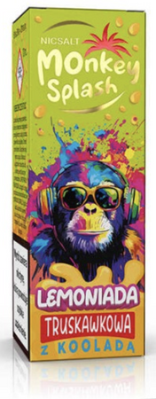 Liquid Monkey Splash Salt 10ml - Lemoniada truskawkowa Koolada 20mg