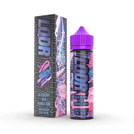 Longfill Koncentrat LQDR 8/60ml - Blueberry Acai Bubble Gum