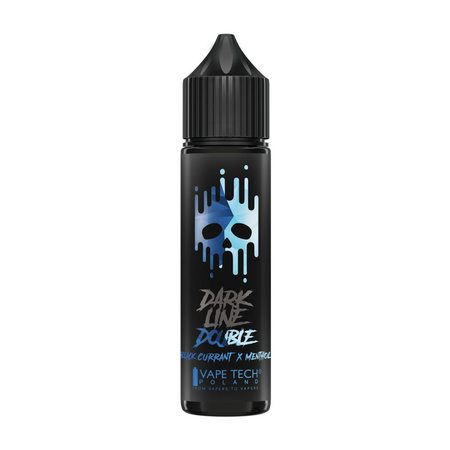 Longfill Dark Line Double 8/60ml - Black Currant Menthol