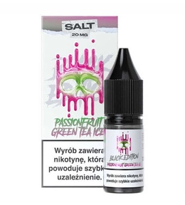Liquid Dark Line Black Edition Salt 10ml - Passionfruit Green Tea Ice 20mg