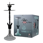 Fajka Wodna Jookah Aluriium Nr. 03 Big Size Black/Blue Glow