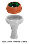 Shisha-Kopf Masta KAYA Silicone Hydra X White Green