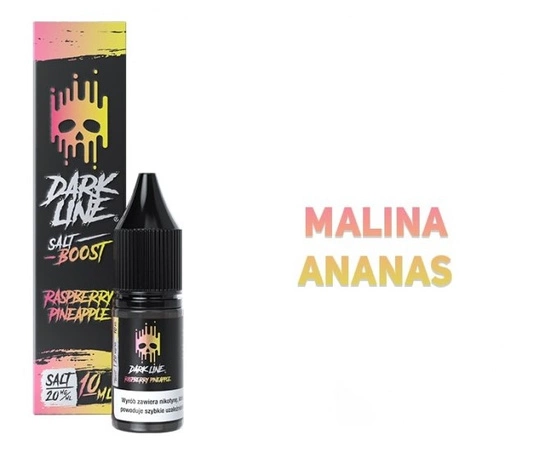 E-liquid Dark Line Boost Salt 10ml - Raspberry Pineapple 20mg