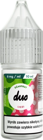 Liquid DUO 10ml - Dżakfrut Liczi 6mg