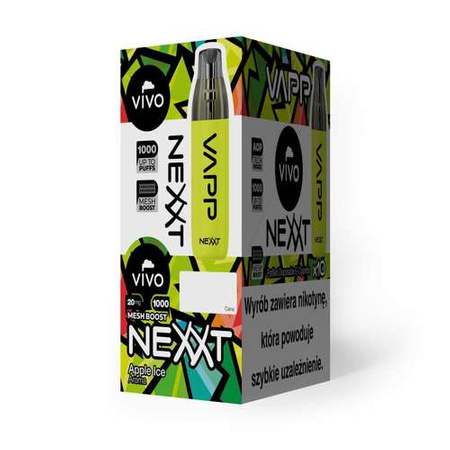 Einweg E-Zigarette VIVO VAPP NEXXT Apple Ice 20mg