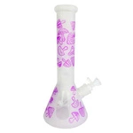 Bongo pipe High Fly (SI) - Mushrooms Pink (w.32cm)