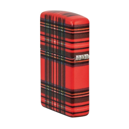 Zapalniczka ZIPPO - RED PLAID MATTE