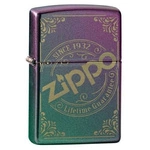 Zapalniczka ZIPPO - LOGO IRIDESCENT LASER ENGRAVED