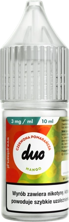 Liquid DUO 10ml - Czerwona Pomarańcza Mango 3mg