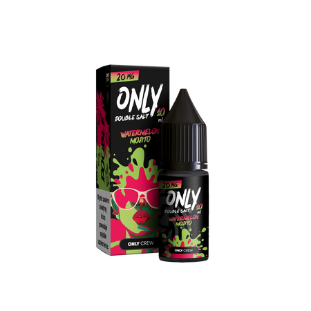 Liquid Only Double Salt 10ml - Watermelon Mojito 20mg