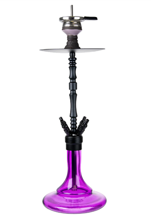 Wasserpfeife Jookah Aluriium Nr. 03 Big Size Black/Purple