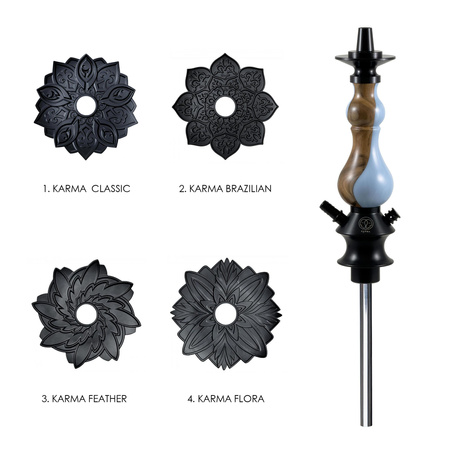 Shisha-Säule Karma 0.1 Walnut Blue