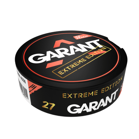 10 X Nikotinbeutel GARANT (Grant) Extreme - Ice Peach 50mg