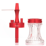 Wasserpfeife Aladin 2Go Alu Red + Case