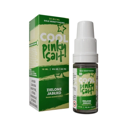 E-liquid Pinky Salt Cool 10ml - Zielone Jabłko 20mg