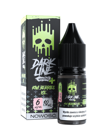 Liquid Dark Line Nicotine+ 10ml - Kiwi Berries Ice 06mg