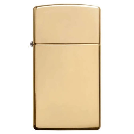 Lighter ZIPPO - SLIM BRASS HIGH POLISHED