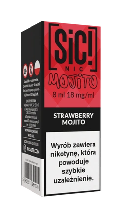 E-Liquid SIC! NIC 8ml - Strawberry Mojito 18mg